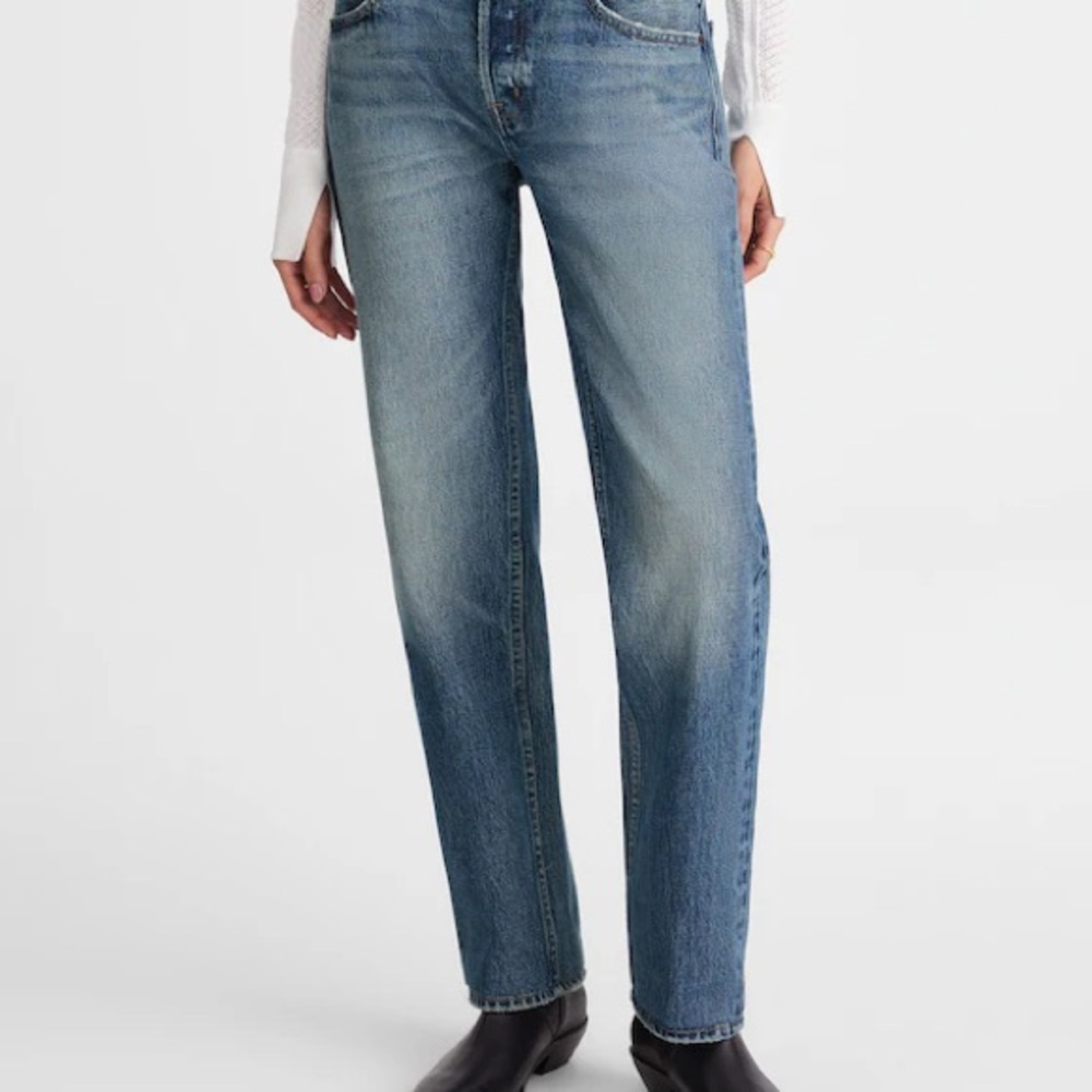 Madewell x Kaihara Selvedge Denim Dean Easy Straight‎ Jean Size 28 NWOT - Picture 5 of 10